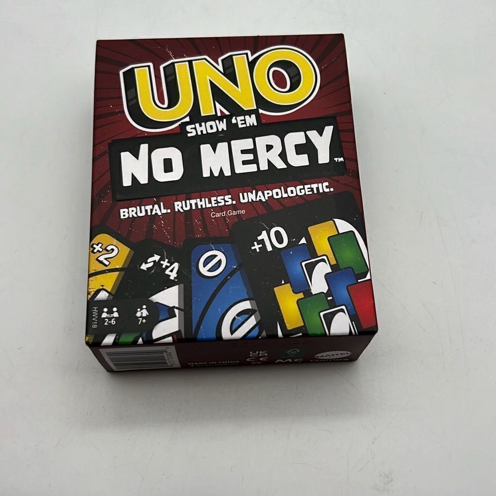UNO Show ‘em No Mercy Card Game for Kids, Adults & Family Night, Parties and Tra
